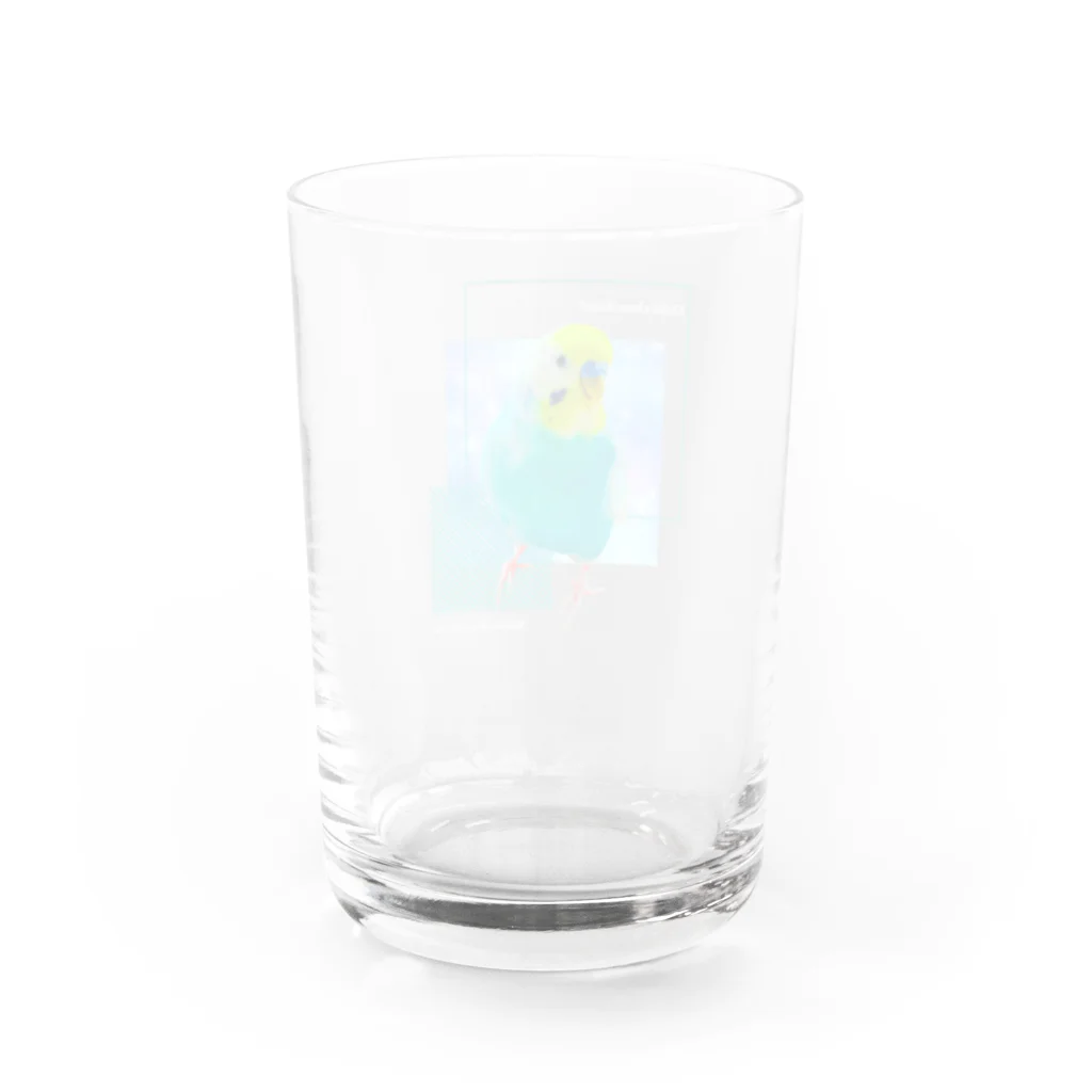 むーむー小屋のちびちゃんです！濃いめ用セリフ付き Water Glass :back