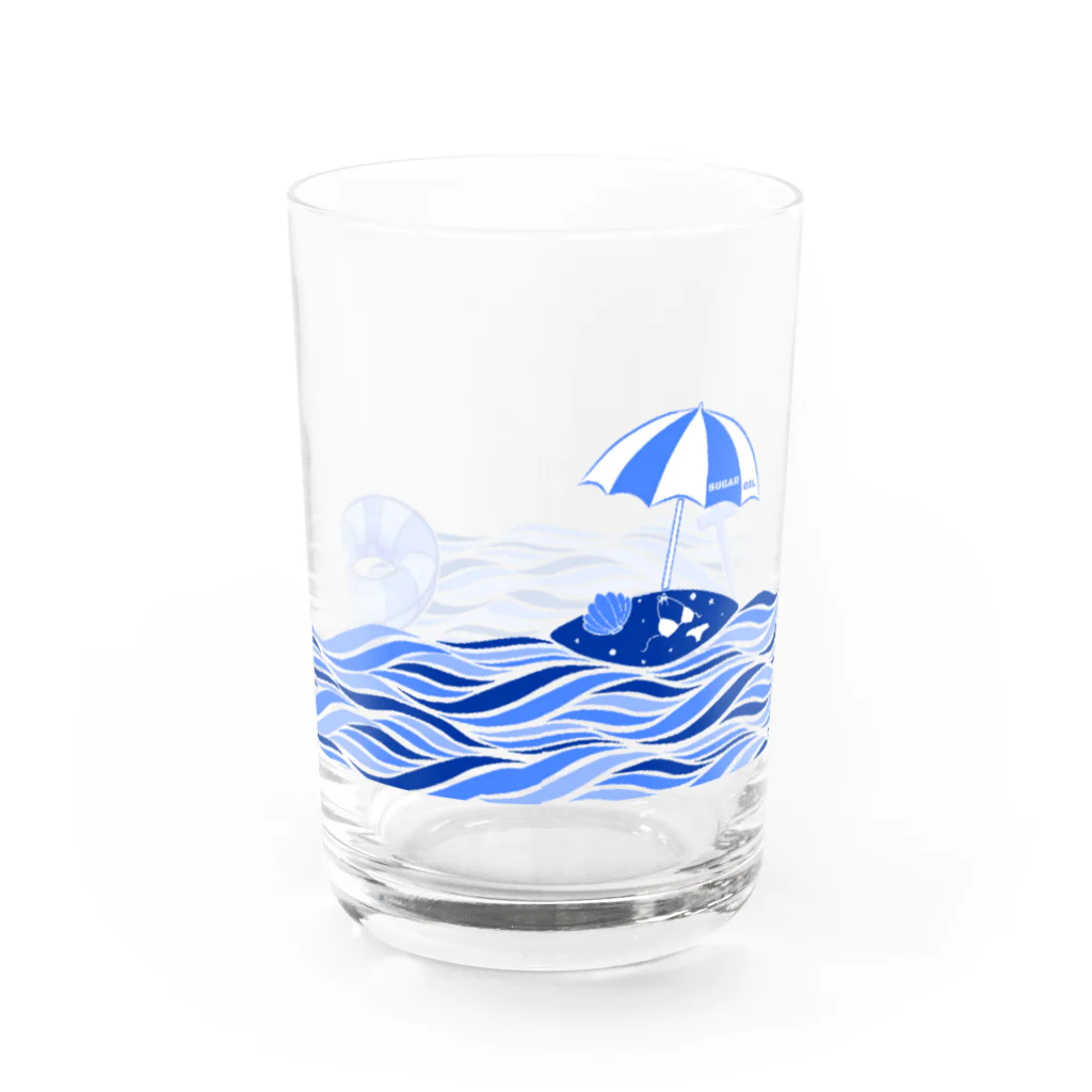 Sugar Oilのwave Water Glass :back