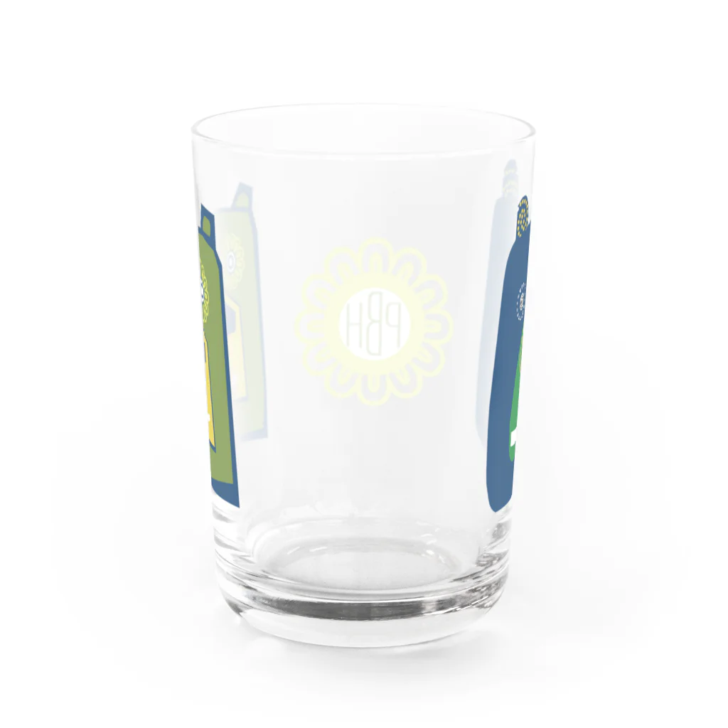 パティスリーハーモニカのハーモニカクマクマ Water Glass :back