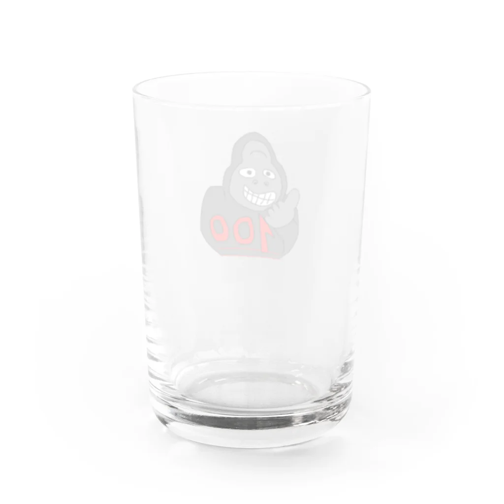 MATCHANのマンテンゴリラ Water Glass :back