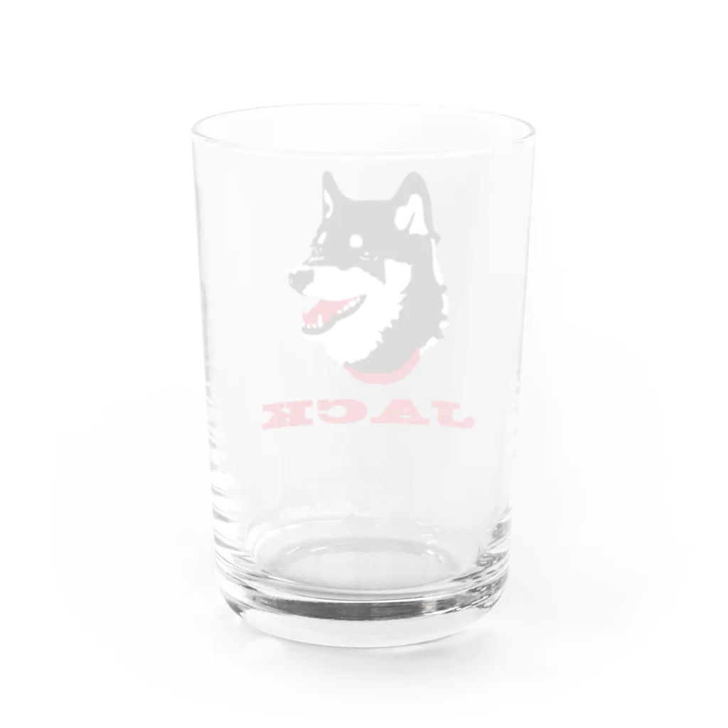 愛犬JACKの愛犬JACK Water Glass :back