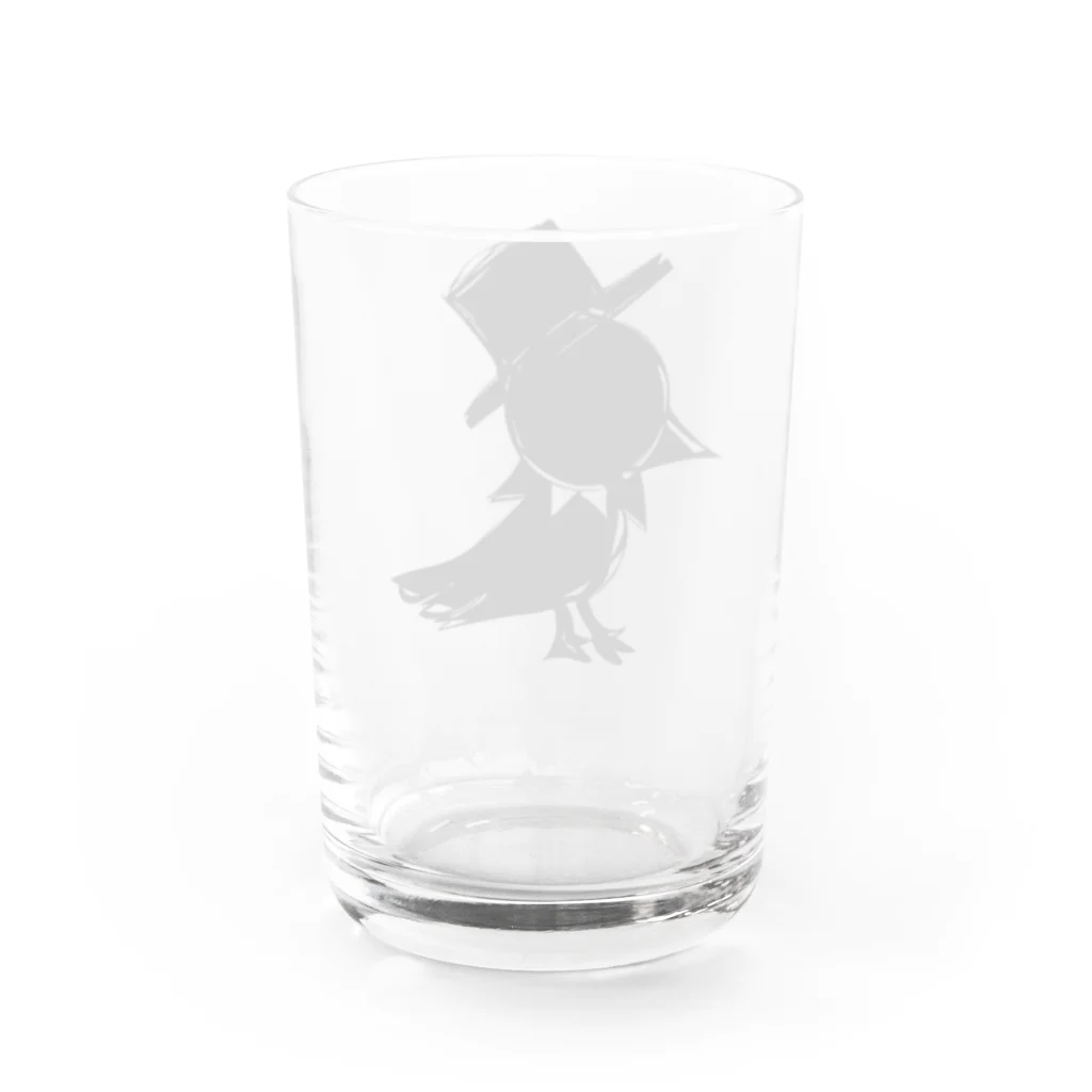 BUBU BEBEのChun Chun Bird glass グラス反対面