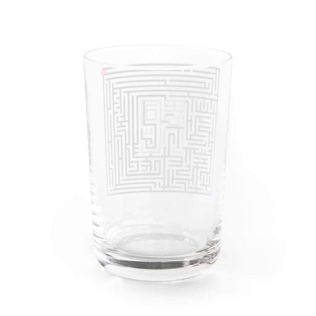 いせだまや（CreatiVe & DeSign）のMaze（メッセージ） Water Glass :back