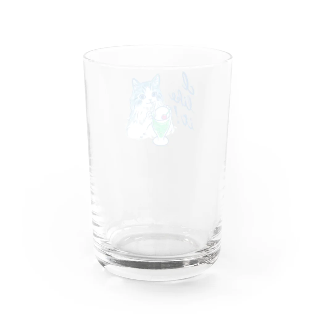 nya-mew（ニャーミュー）のI like it! Water Glass :back