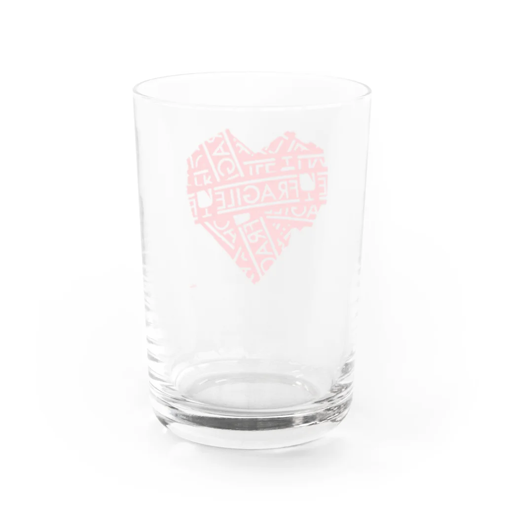 スタジオ・ノイズのガラスのハート Water Glass :back