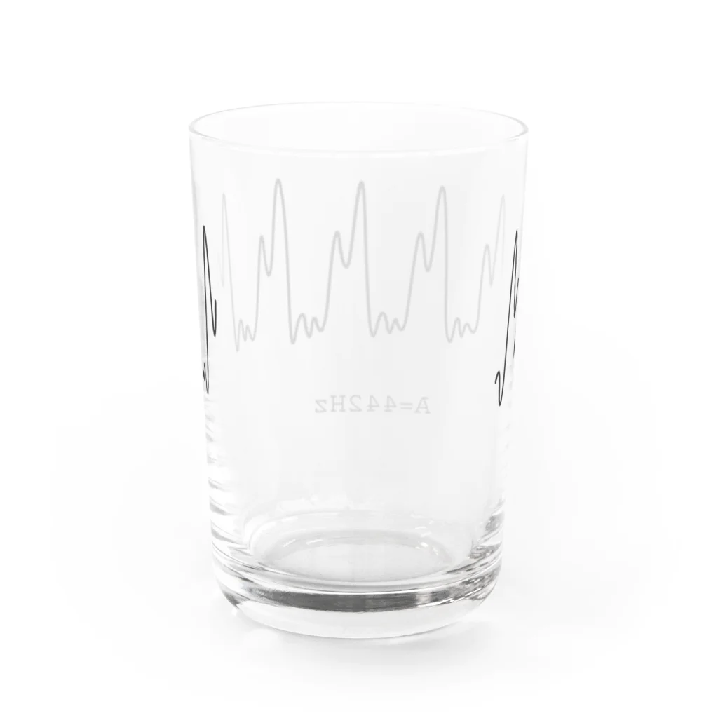 310号室 デザイン研究所のクラリネット音波 Water Glass :back