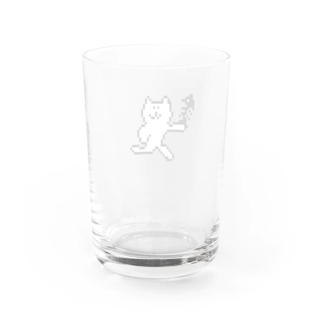 けちゃっぷごはんのお店のごちそうさま猫 Water Glass :back