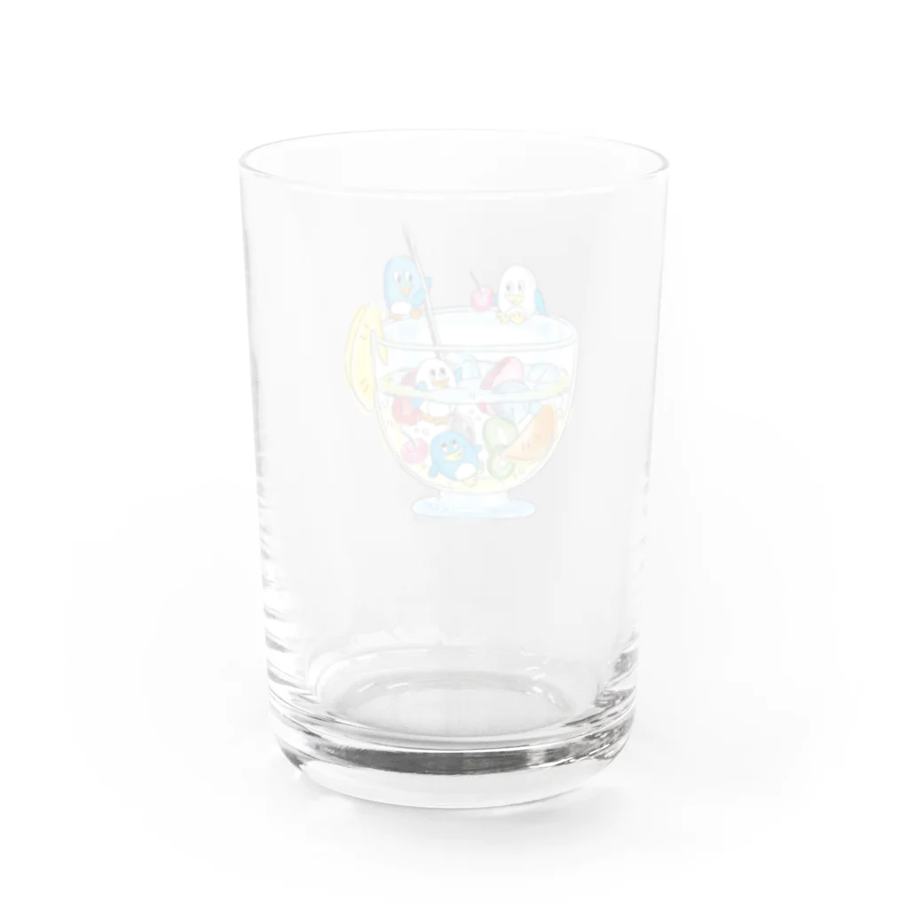 しじょるのペンギンとフルーツサワー Water Glass :back