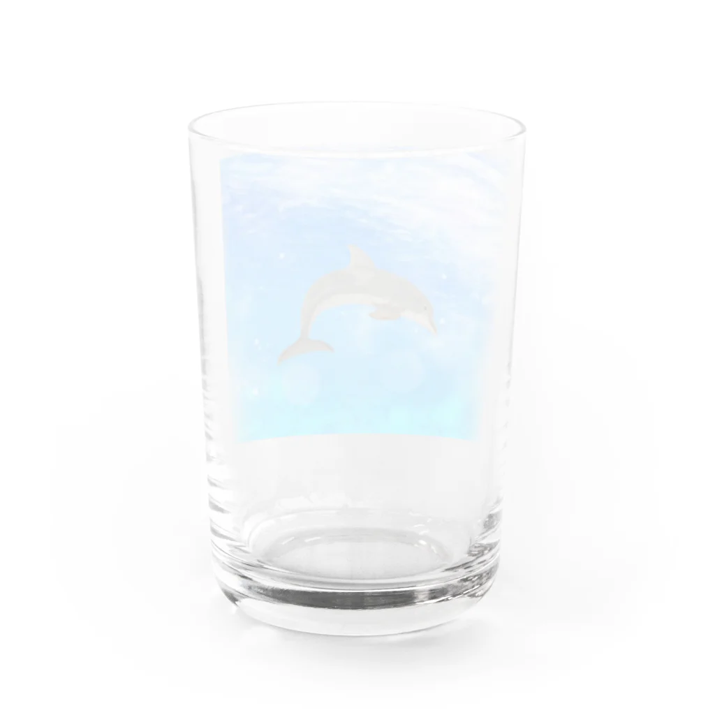 Coshi-Mild-Wildの✨バンドウイルカだよん🐬‼️‼️ Water Glass :back