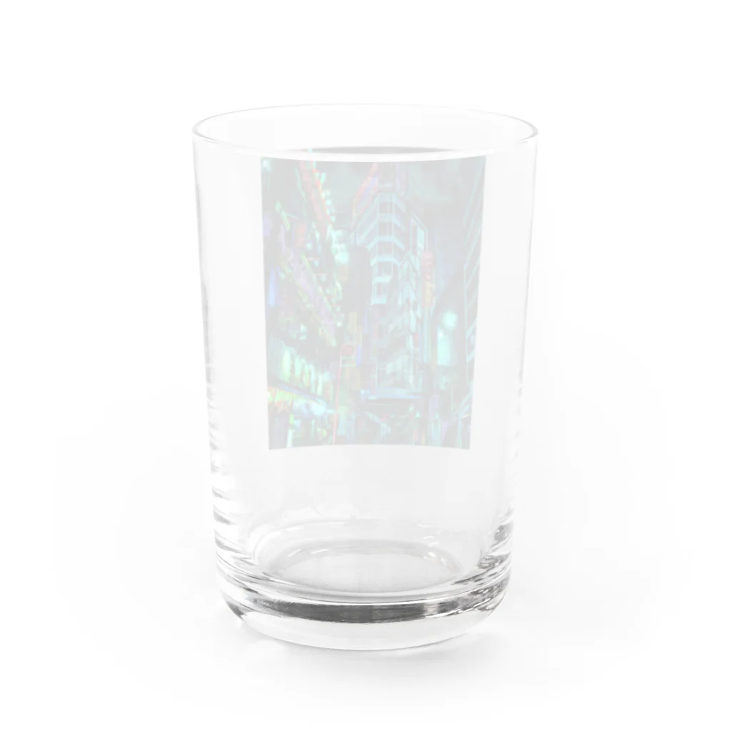 aero_acidのcyberpunk  tokyo Water Glass :back