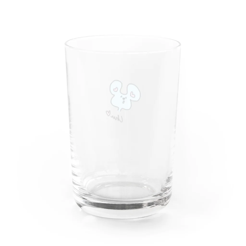MUCCIのねずみさんChu♡ Water Glass :back