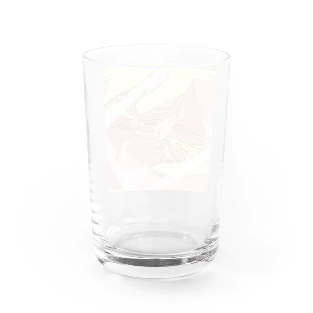 aonseaseのコミカル Water Glass :back