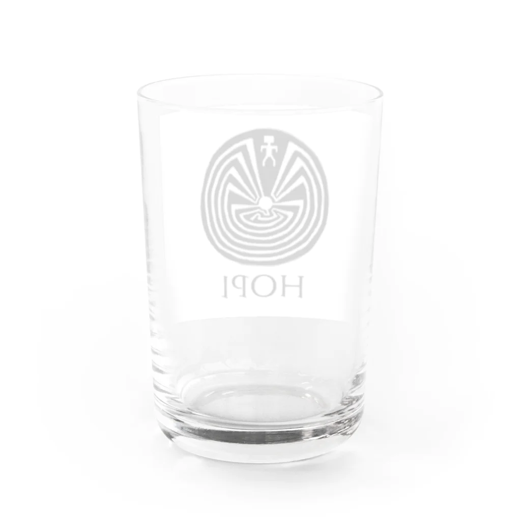 RM-SHOPのホピ族　マン・イン・メイズ Water Glass :back