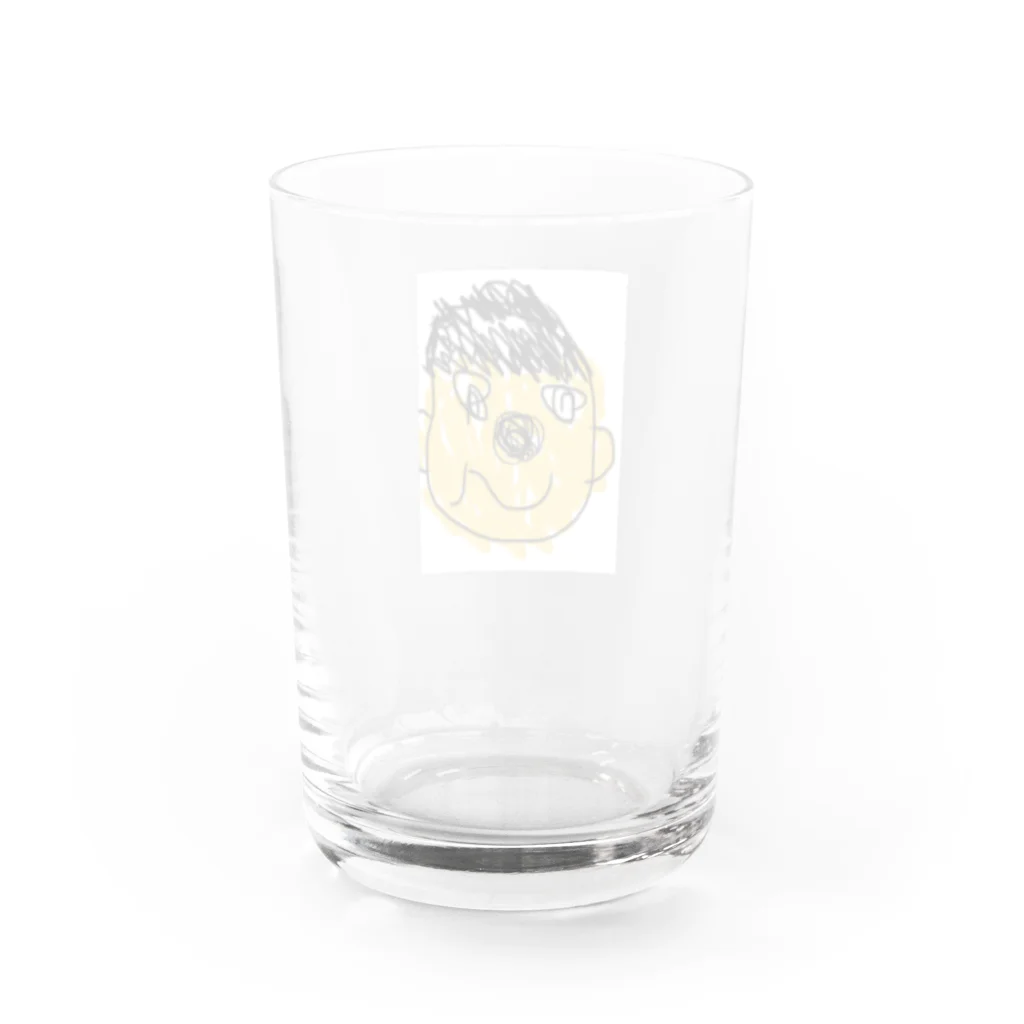 お父さんのお店のご存知「お父さん」です Water Glass :back