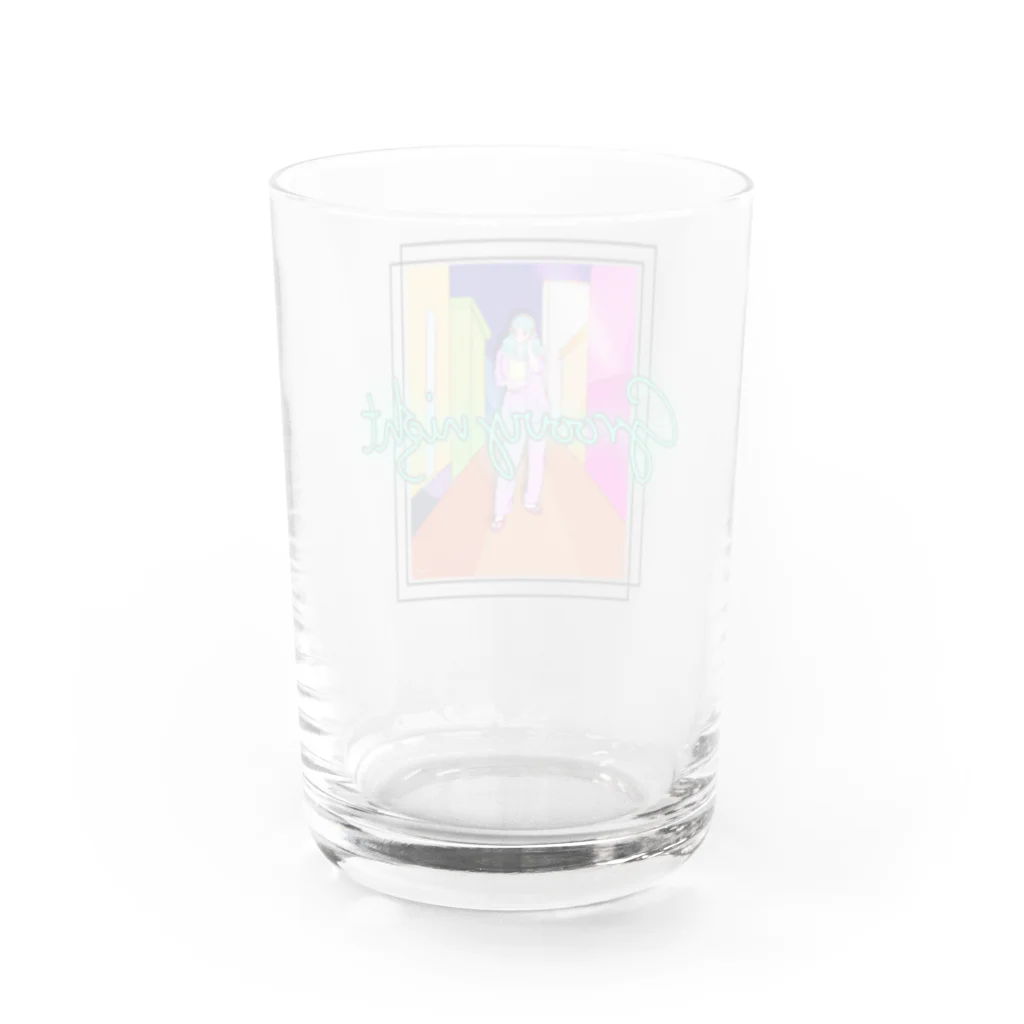 うなぎのつなぎちゃんグッズ Water Glass :back