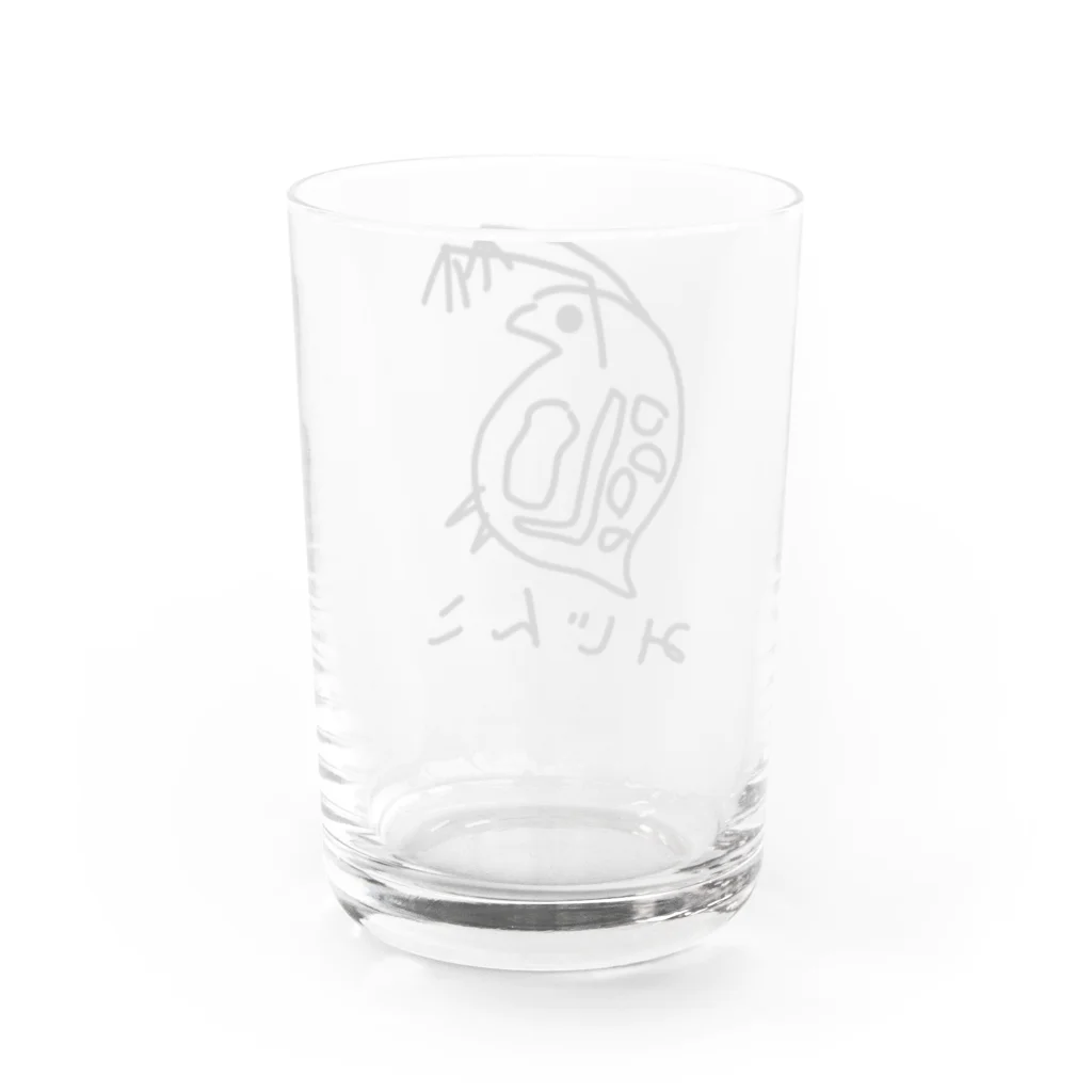 いきものや　のの（別館）のミジンコ Water Glass :back