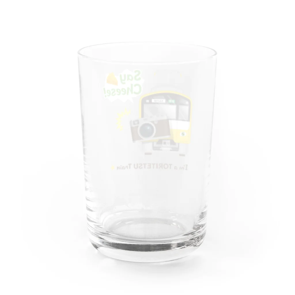 Train Kids! SOUVENIR SHOPの撮り鉄電車 Water Glass :back