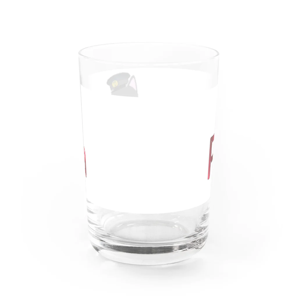 minetteグループ公式のぷりしーにゃぐらす Water Glass :back