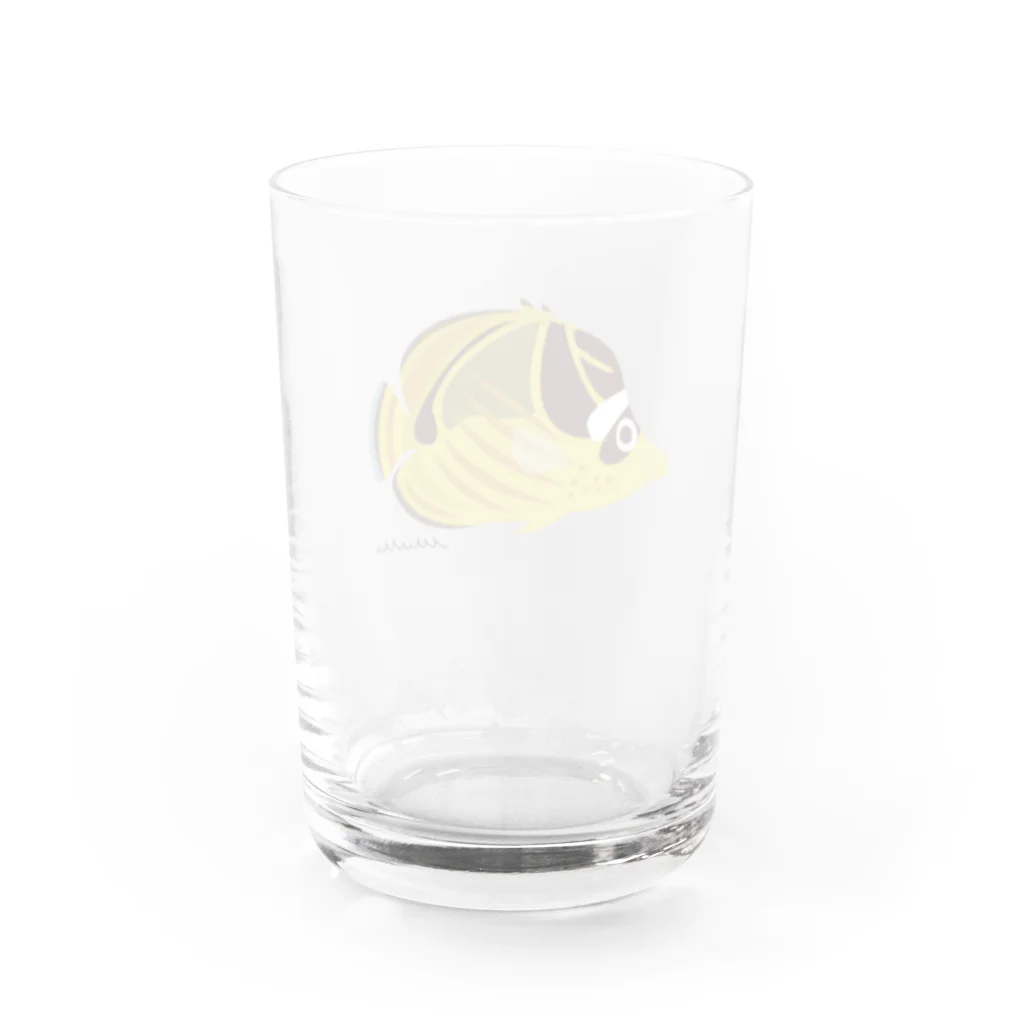 Astrio SUZURI店のチョウハンちゃん Water Glass :back