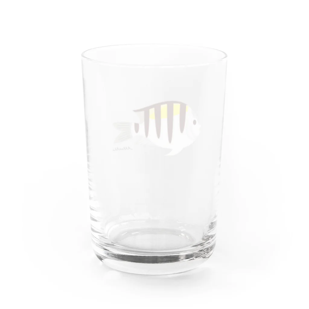 Astrio SUZURI店のオヤビッチャちゃん Water Glass :back