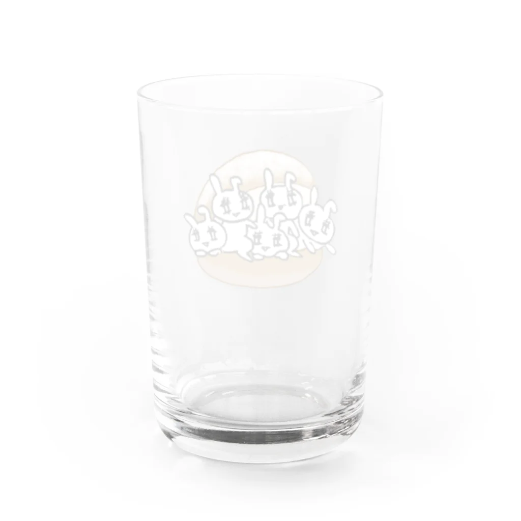 うさぎちゃんアイランドのうさトッツォ Water Glass :back