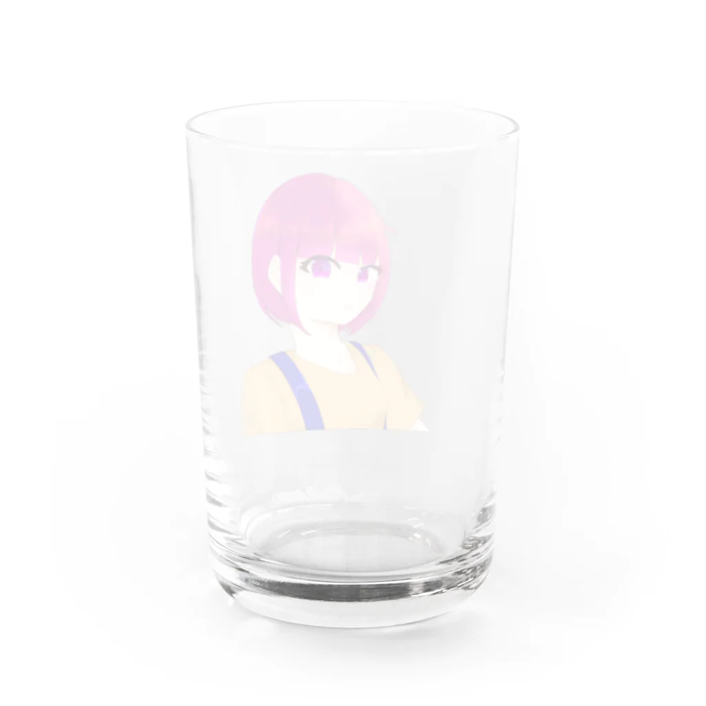 さなたのおみせだよのおなの子 Water Glass :back