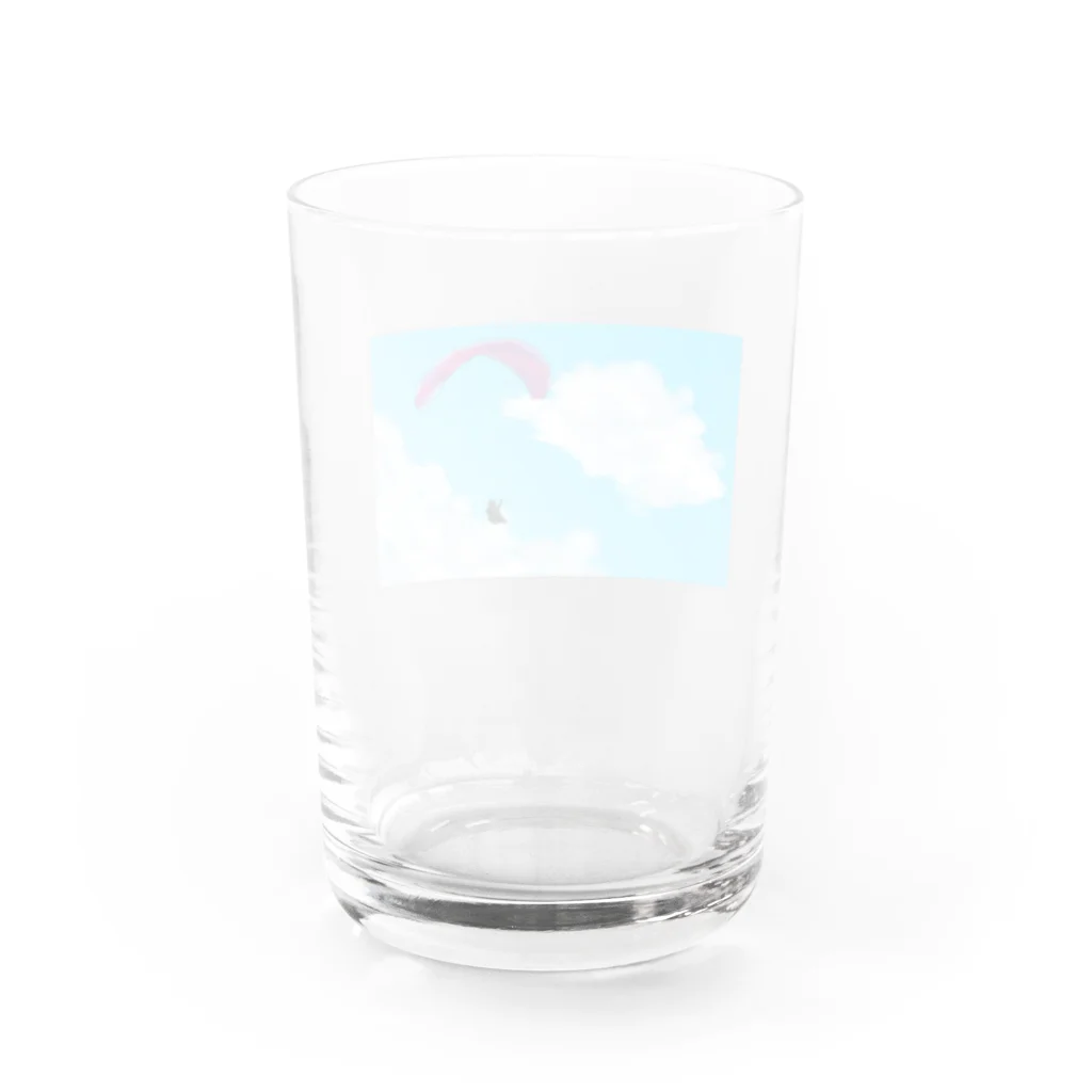 エレメンタルソーダーの青空パラグライダー Water Glass :back