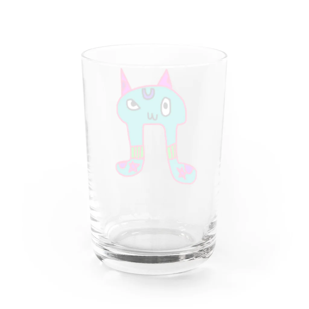 クリームのオートノミートレーニング雑貨店のラピルスくん Water Glass :back