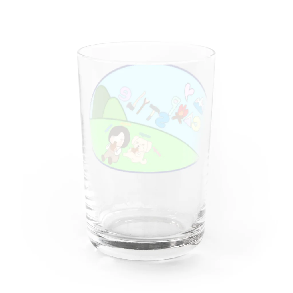 Fortune Campers そっくの雑貨屋さんのマイキャン公認モグモググッズ Water Glass :back