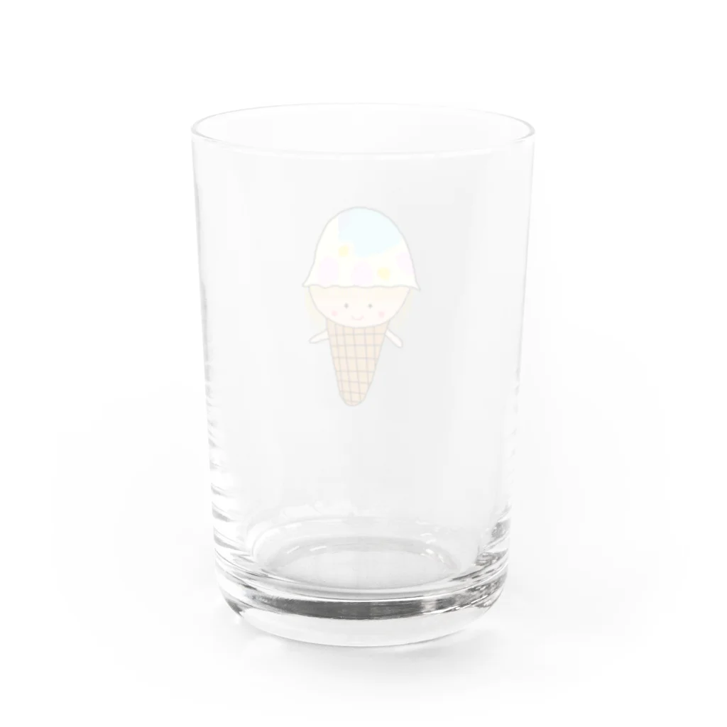 たまやのアイスのあいちゃん グラス反対面