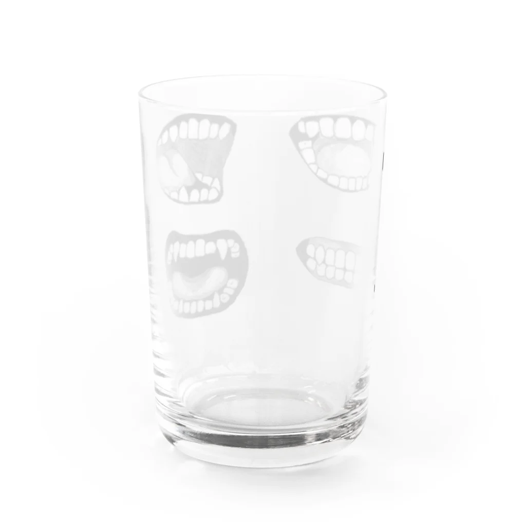 限界屋のお口くん Water Glass :back