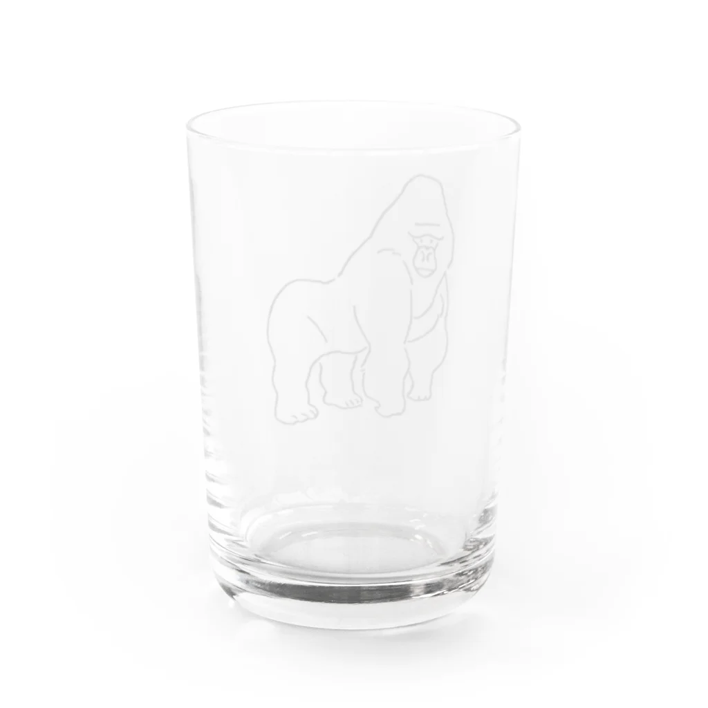 tanemaki zakkaのgorilla Water Glass :back