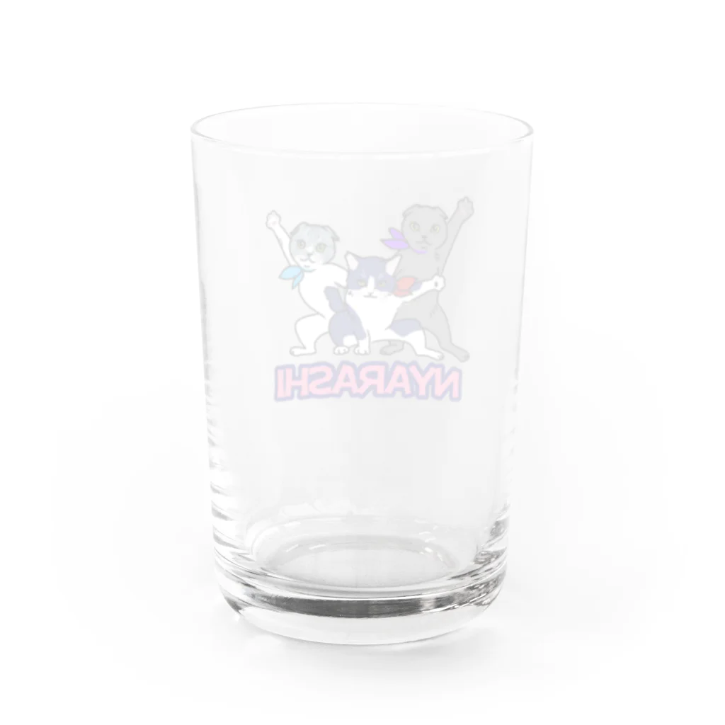 NYARASHI公式ショップ”NYARA4”のNYARASHI2021ドームツアーグッズ Water Glass :back