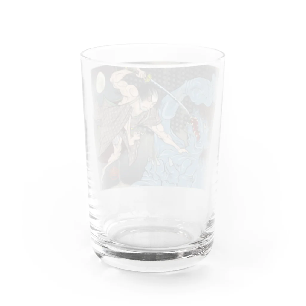 nidan-illustrationの"武者絵" 1-#1 Water Glass :back