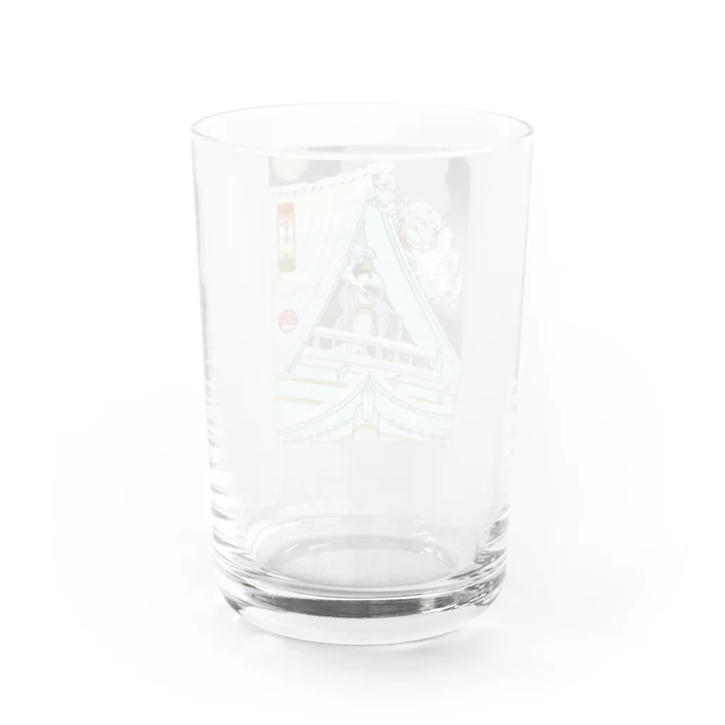 nidan-illustrationの"女雪宮・冬" #1 Water Glass :back