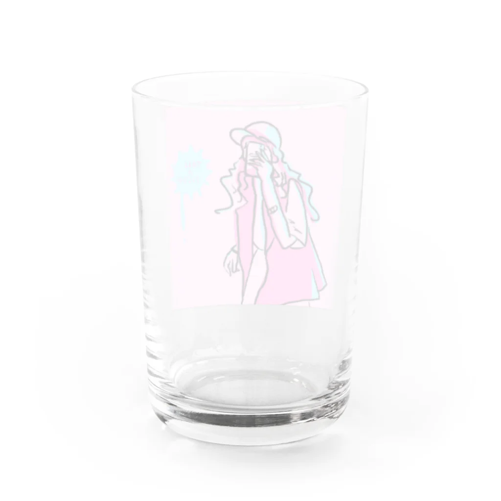 タビビトのていくあぴくちゃ Water Glass :back