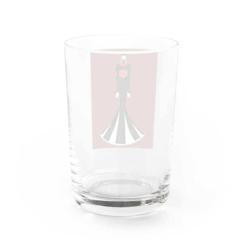 Ioristyleの軍服の女 Water Glass :back