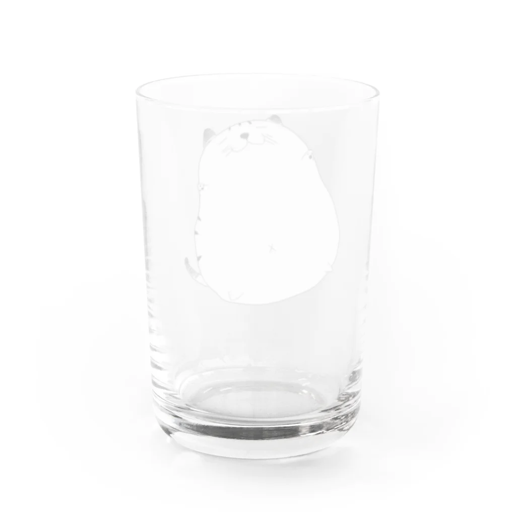 KURS DESIGN 販促部のヘソ天 Water Glass :back