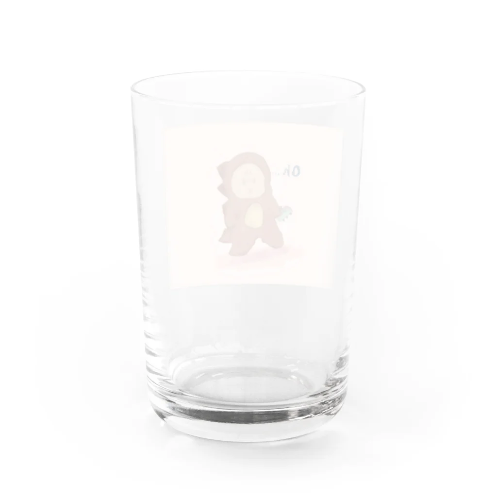 JiJiTAの恐竜くん2 Water Glass :back