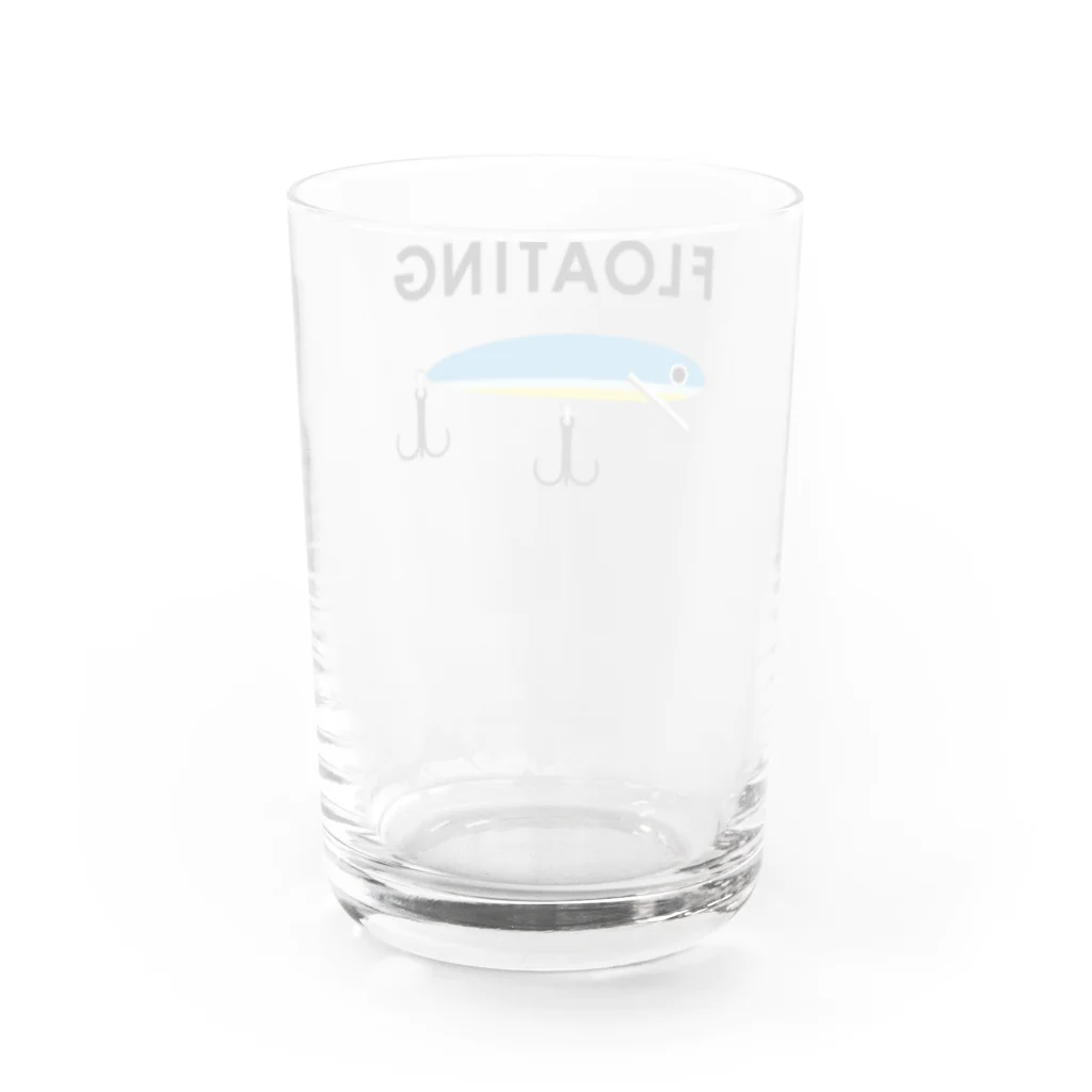FISHING without FRIENDSのフローティングミノー / ブルー Water Glass :back