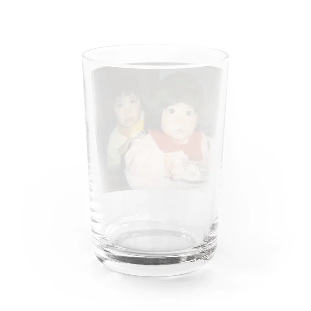 __myImageのbirthday Water Glass :back