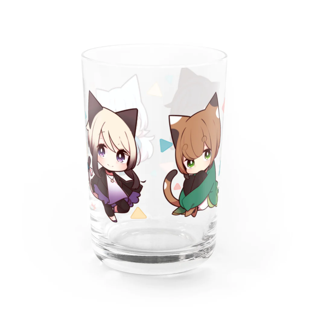 佐治の猫少年 Water Glass :back