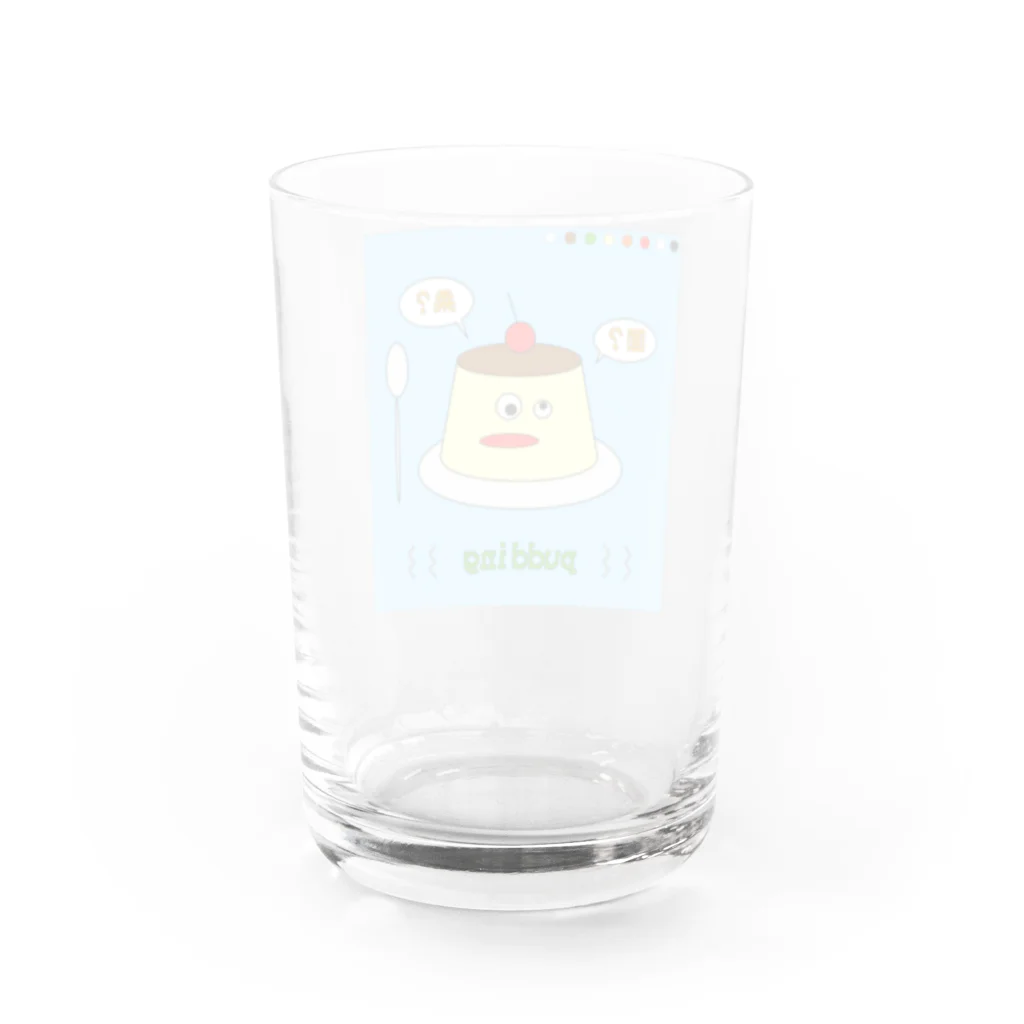 毎日生活のpudding Water Glass :back