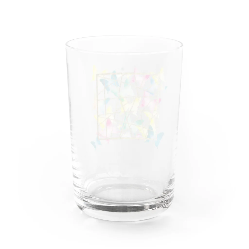 nanatitchのGOLDと蝶々 Water Glass :back