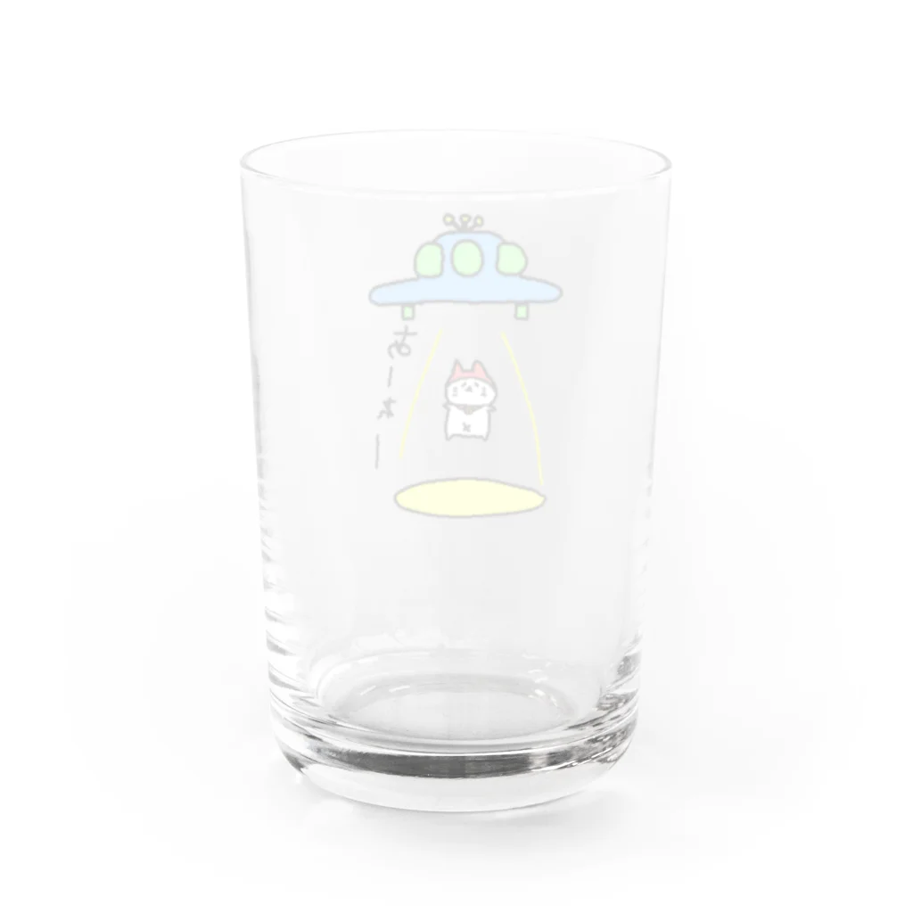 🍙猫かぶりさんのおうち🍙のキャトルミューティレーション猫かぶりさん Water Glass :back