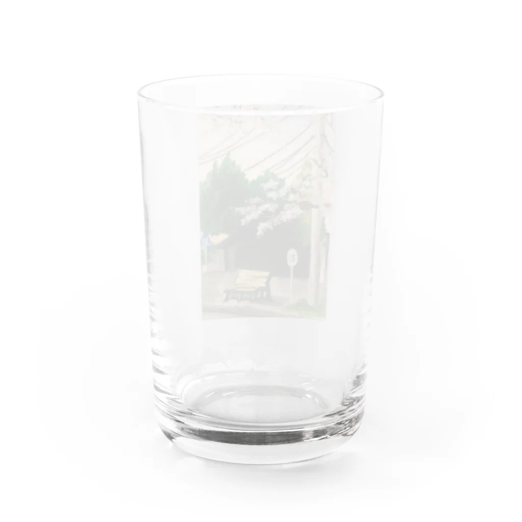 いしわたはるかのそういえば春 Water Glass :back