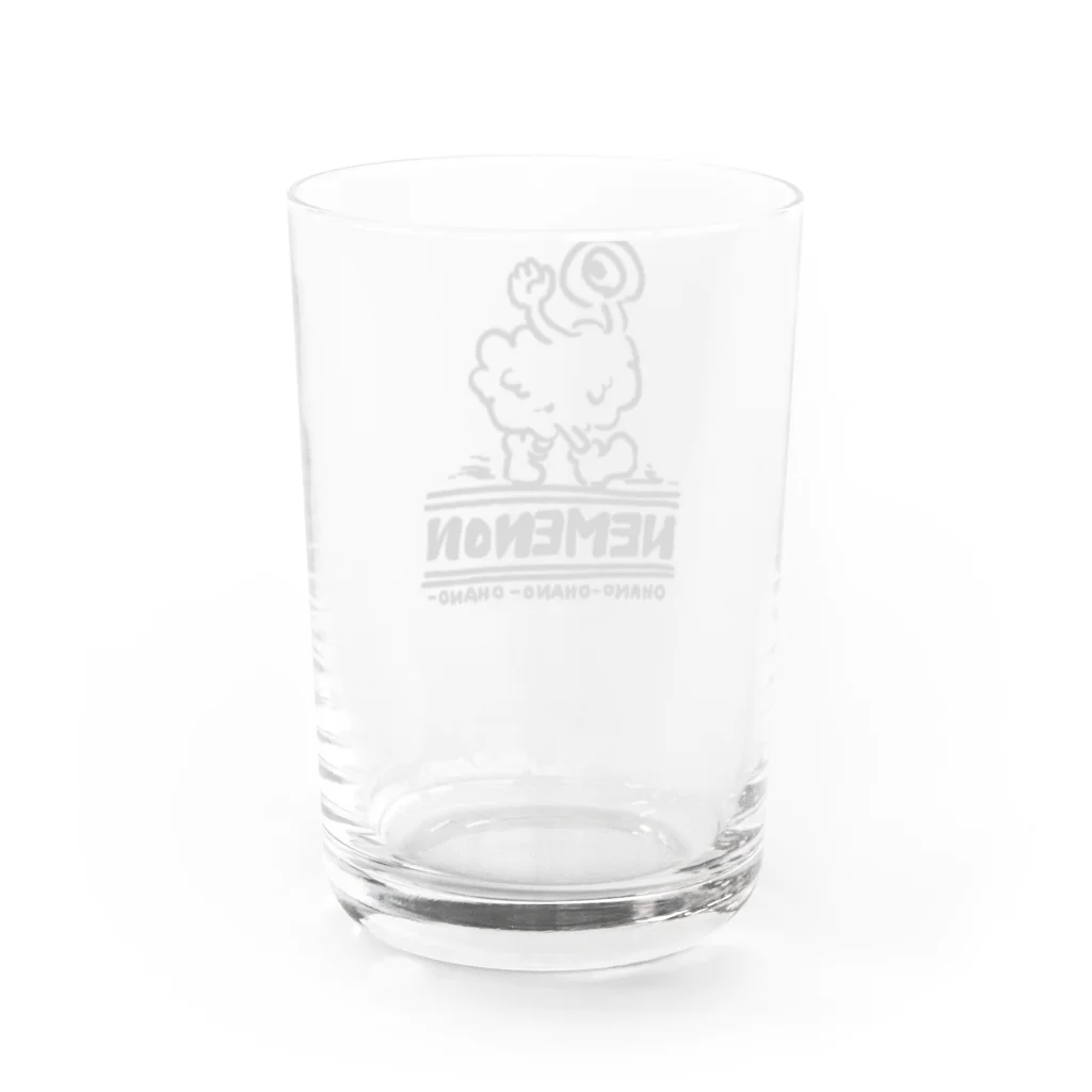 kanachandraのねめのん Water Glass :back