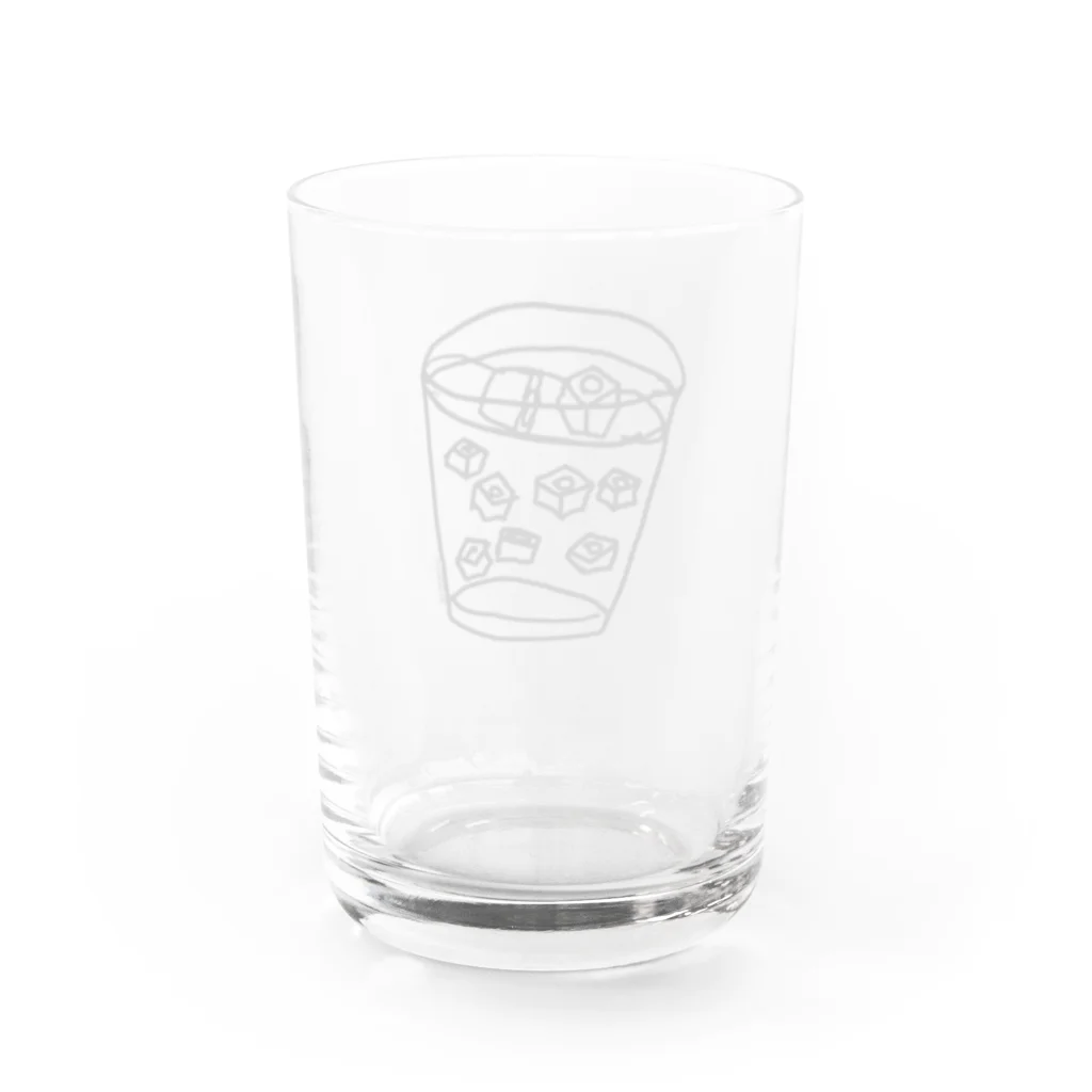 YASUKI_TEAのグラスグラス 黒 Water Glass :back