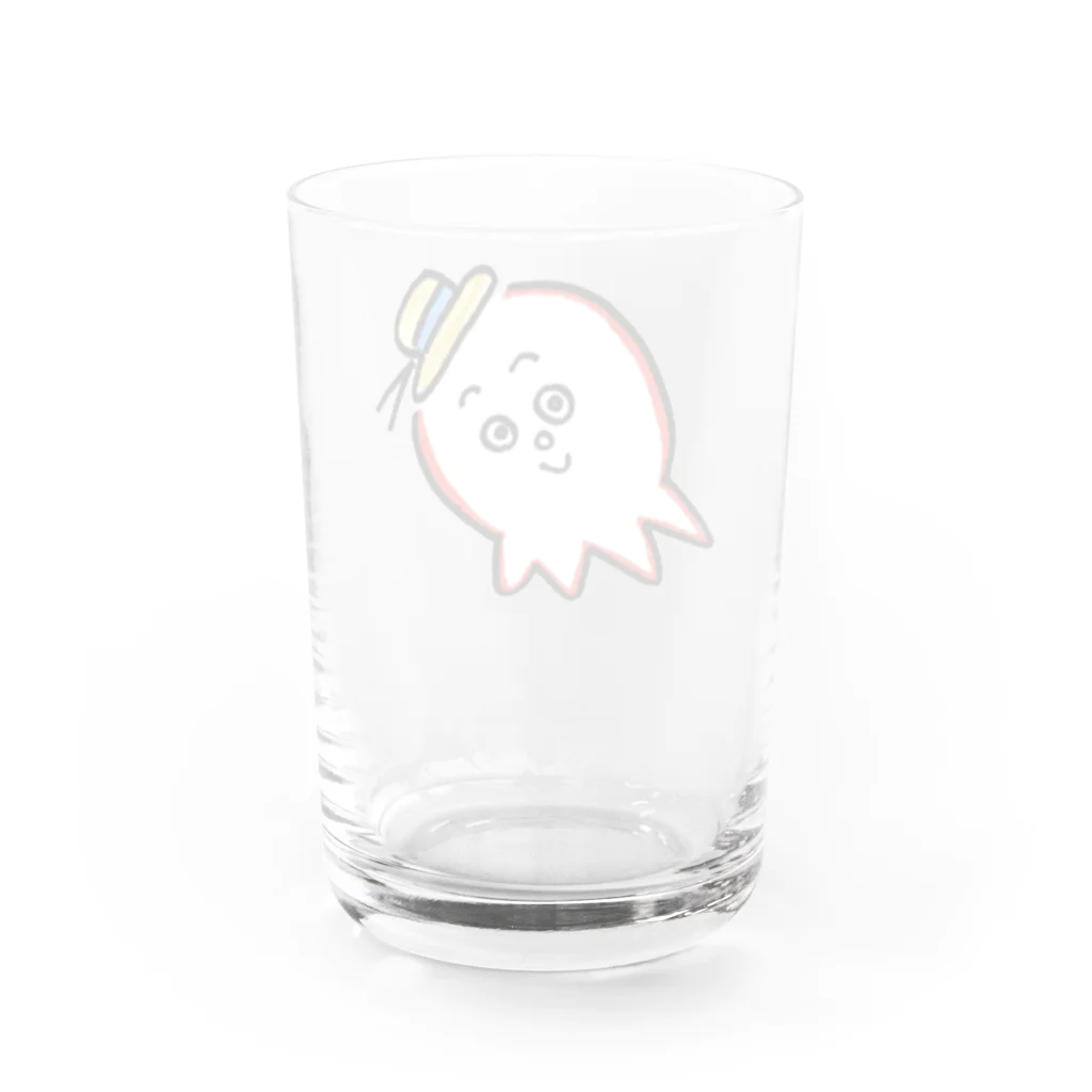 びろひんのお店の紳士なたこ Water Glass :back