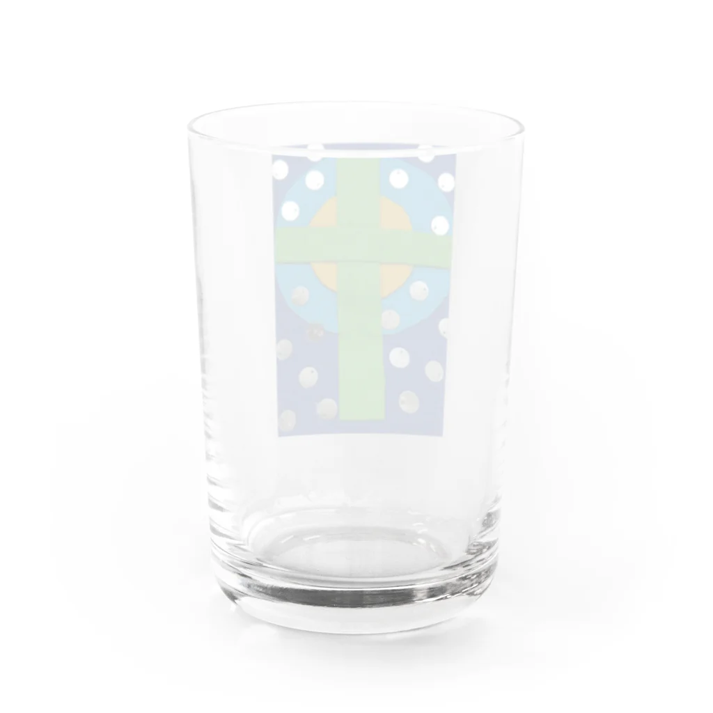 西川潤子(旧姓庄司潤子)の十字架 Water Glass :back